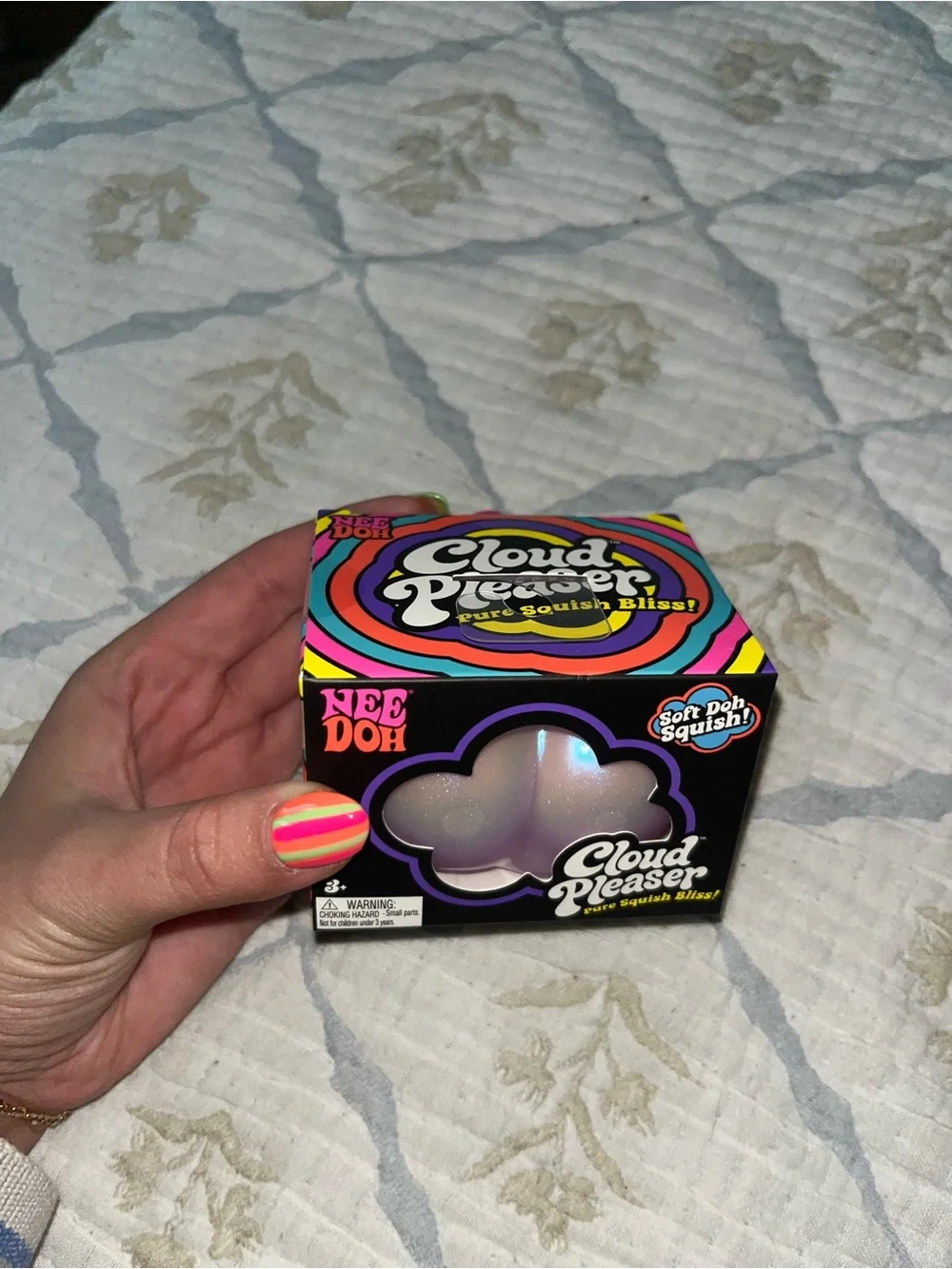 Cloud Pleaser Soft Squish Toy - Pink Cloud